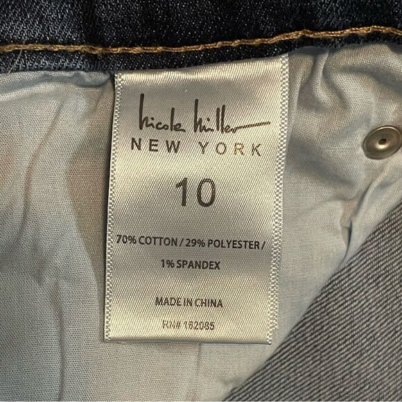 Nicole Miller New York Heritage Soho High Rise Wide Leg Jeans, size 10 - Picture 9 of 11